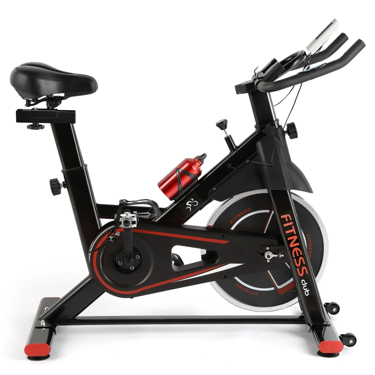 [US Warehouse] Indoor Spinning Bike Fitness Bicycle with LCD Display, Size: 41.34x18.11x46.46 inch