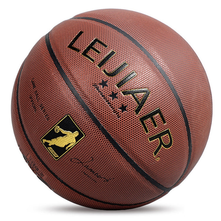 LEIJIAER 760X No. 7 Hygroscopic PU Leather Resistant Basketball for Indoor Training