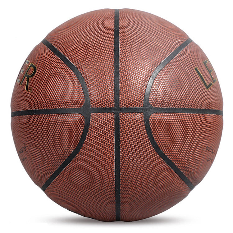 LEIJIAER 760X No. 7 Hygroscopic PU Leather Resistant Basketball for Indoor Training