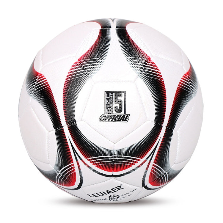LEIJIAER 5093 No. 5 Double-layer Explosion-proof Wear-resistant Football for Adults(Red)