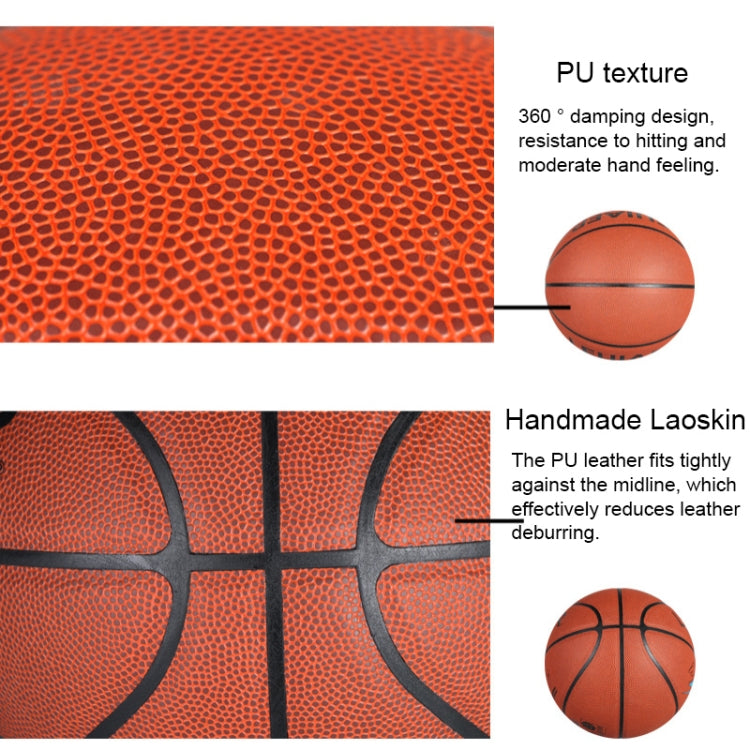 LEIJIAER BKT 520U 5 in 1 No.5 Classic PU Leather Basketball Set for Training Matches