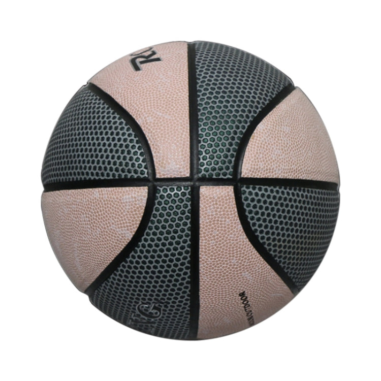 U-5191 3 in 1 No.5 Semi-luminous PU Leather Basketball + Inflator + Ball Bag Set for Children