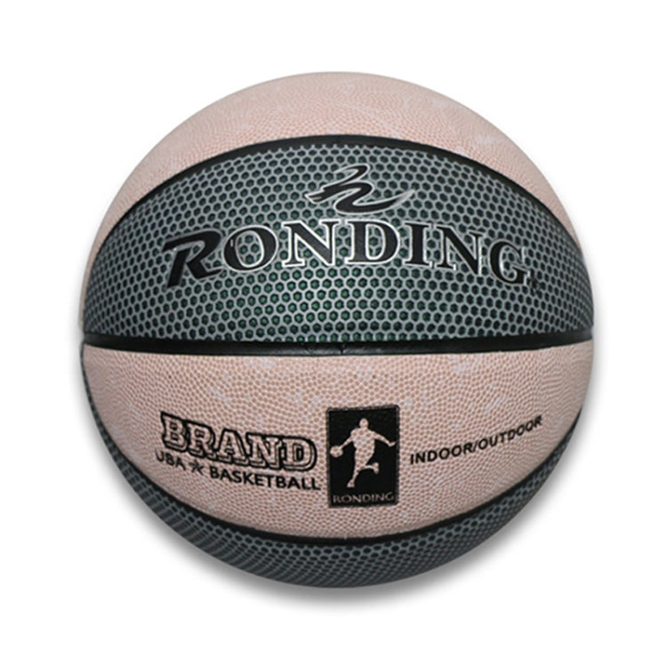 U-9007 3 in 1 No.7 Semi-luminous PU Leather Basketball + Inflator + Ball Bag Set for Adults