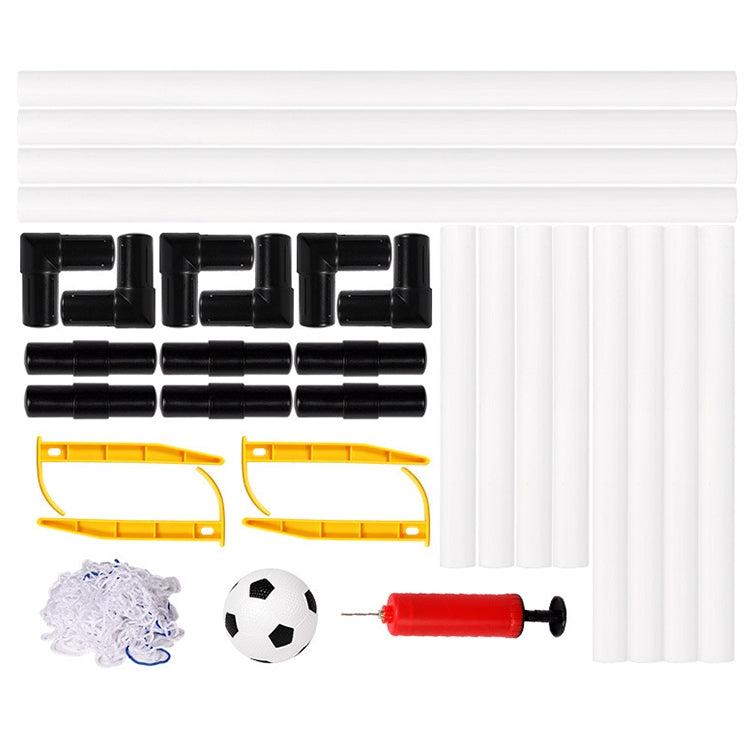 2 in 1 Outdoor Sports Football Gate + Simulation Leather Football Set for Children, Door Size: 108.5 x 67.5 x 53.5cm