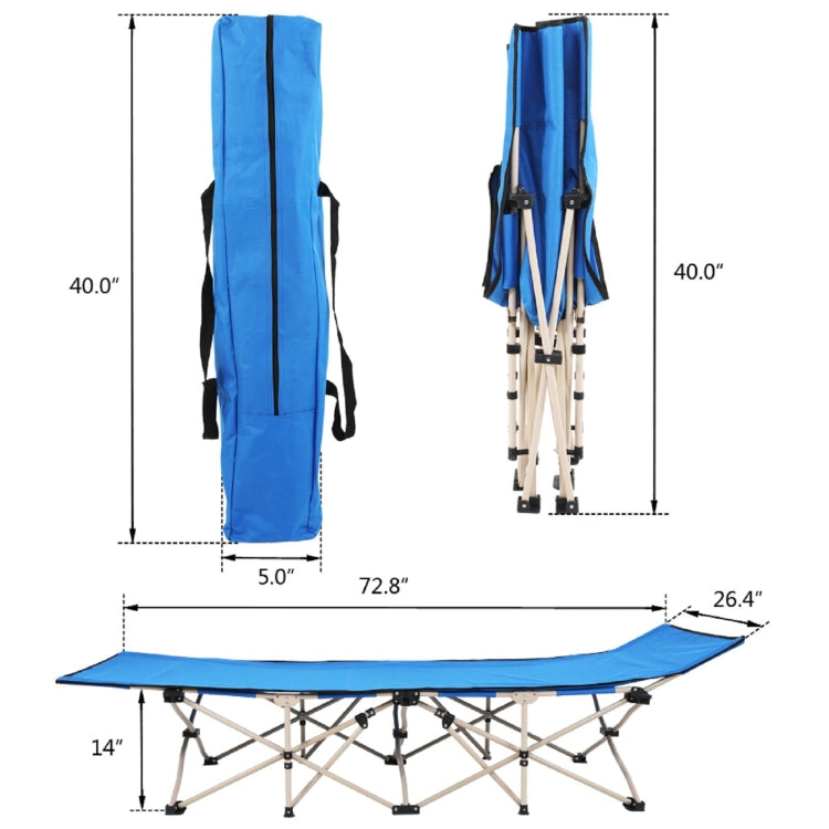 [US Warehouse] Outdoor Foldable Camping Ten-foot Bed