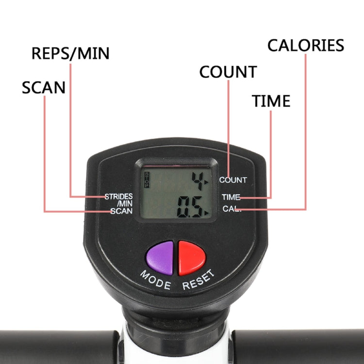 [US Warehouse] Household Mini Stepper Leg Training Equipment with Armrests & LCD Display