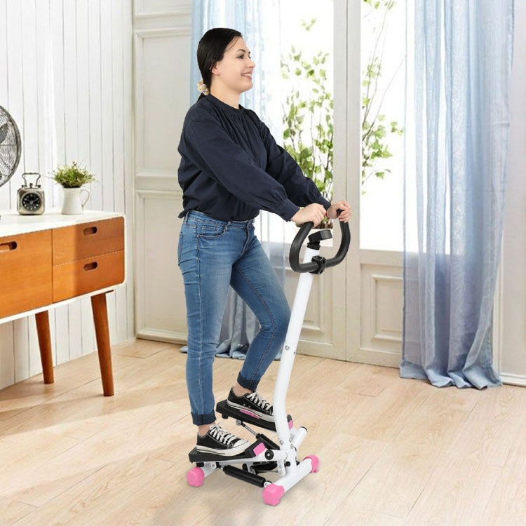 [US Warehouse] Household Mini Stepper Leg Training Equipment with Armrests & LCD Display