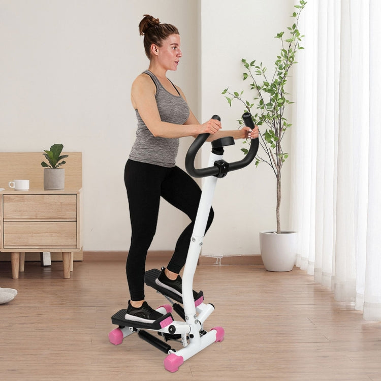 [US Warehouse] Household Mini Stepper Leg Training Equipment with Armrests & LCD Display