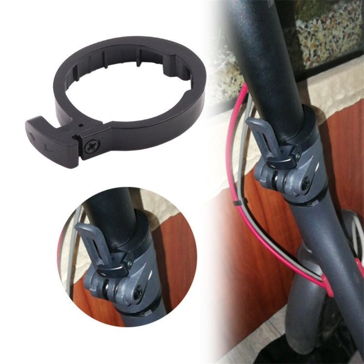 For Xiaomi M365 Electric Scooter Buckle Stem Folding Ring Parts(Black)