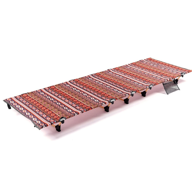 Outdoor Folding Camping Mat Single Bed Portable Aluminium Alloy Sleeping Bed, Size: 180x61x14cm