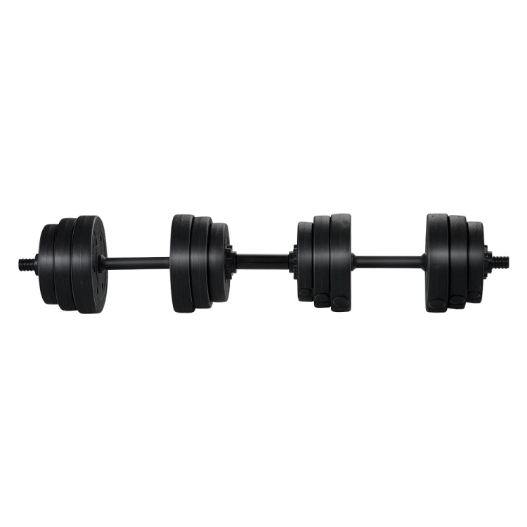 [JPN Warehouse] 2 PCS 10kg Household Fitness Dumbbell (Black)