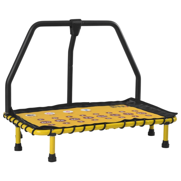 [JPN Warehouse] Home Children Kid Music Trampoline Bouncing Bed Toy (Yellow)