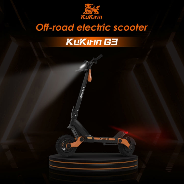 [EU Warehouse] Kukirin G3 10 inch Tires 1200W 52V 18AH Three-speed Folding Electric Offroad Scooter with LED Display