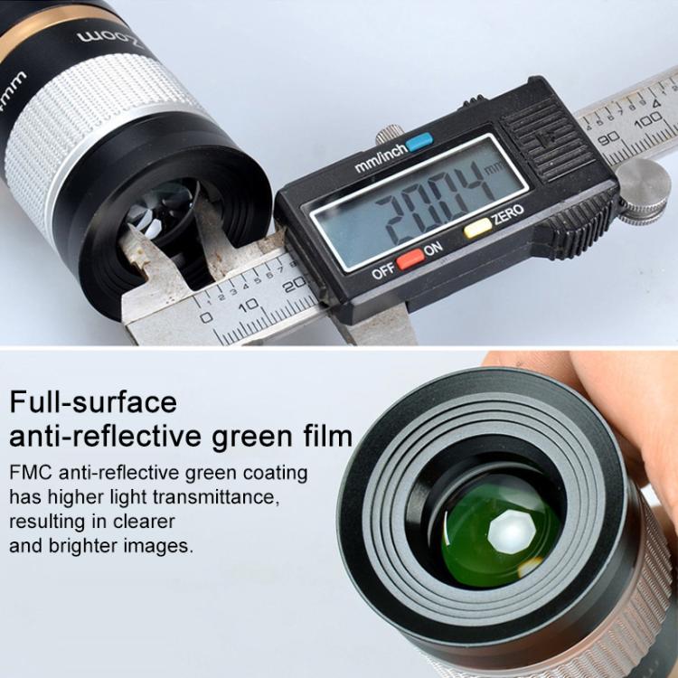 Astronomical Telescope 8-24mm All-metal Continuous Zoom Eyepiece  - Silver