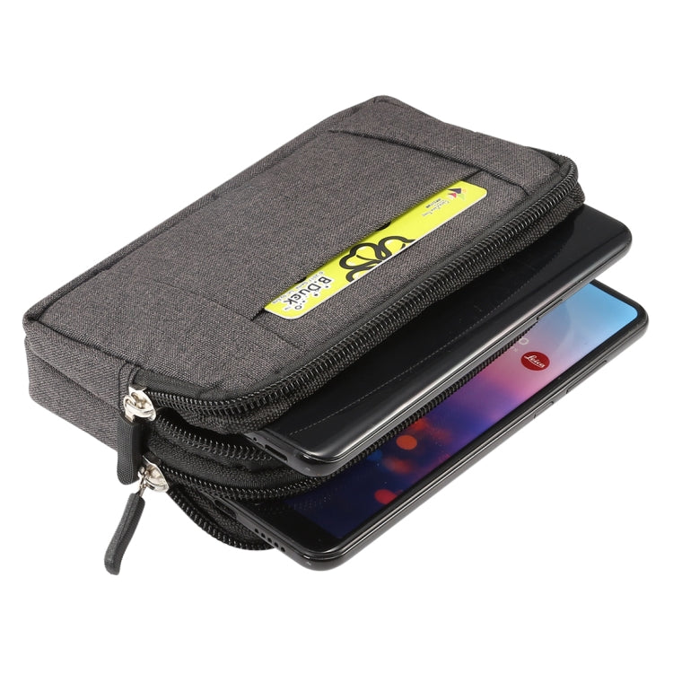 Sports Denim Universal Phone Bag Waist Bag for 5.2 inch or below Smartphones, Size: S