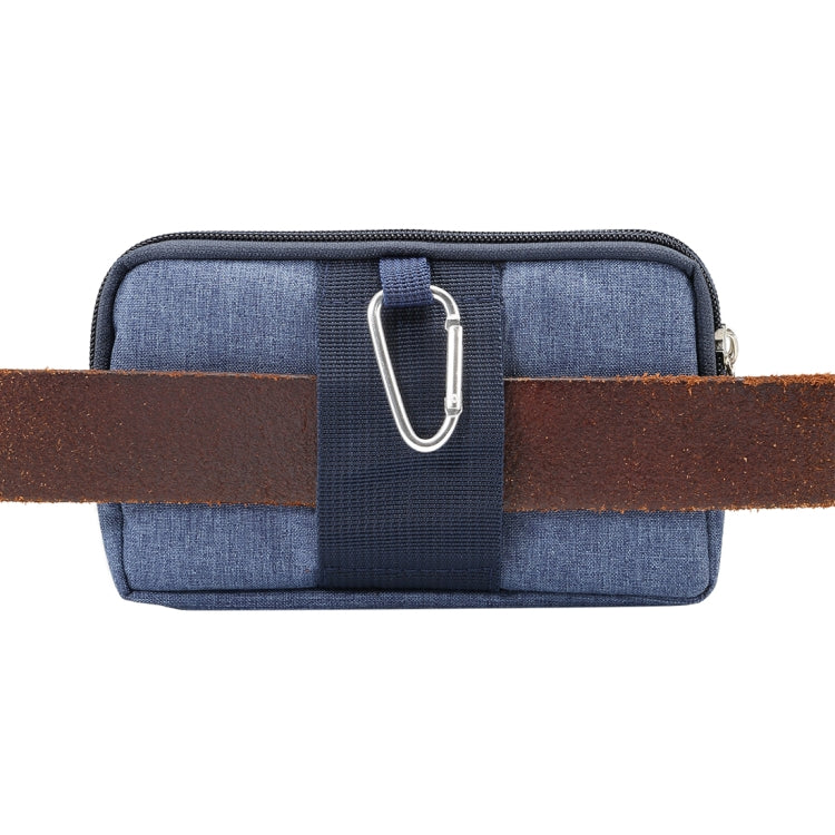 Sports Denim Universal Phone Bag Waist Bag for 6.4~6.5 inch Smartphones, Size: XL