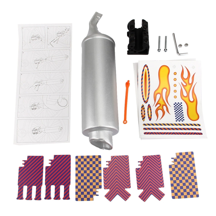 Motorcycle Sound Simulation Exhaust Pipe for Bicycle
