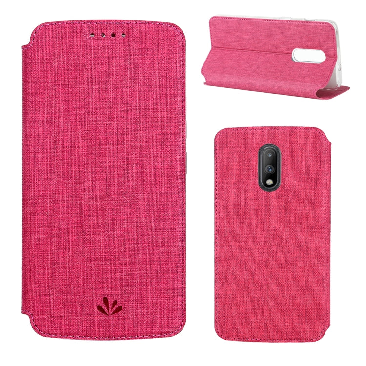 ViLi Texture PU Leather Case for OnePlus 7, with Holder & Card Slots & Wallet