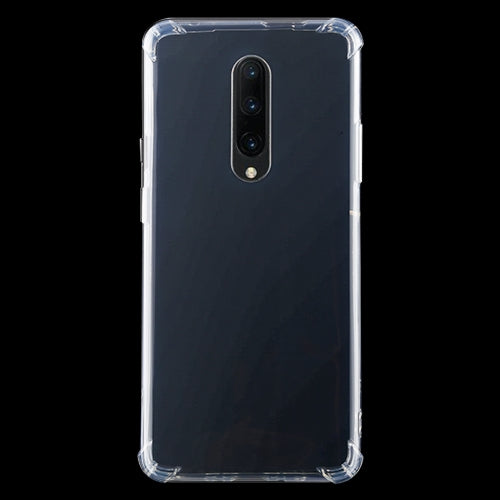 For OnePlus 6T Four-Corner Shockproof Ultra-Thin Transparent TPU Case