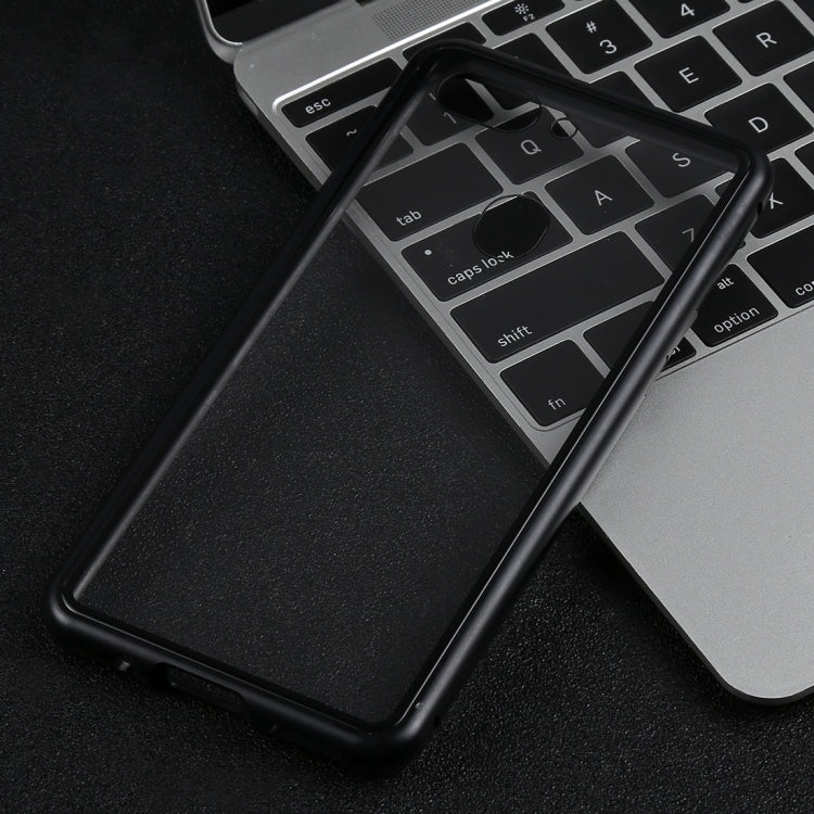 Magnetic Metal Frame Tempered Glass Case for OPPO R15