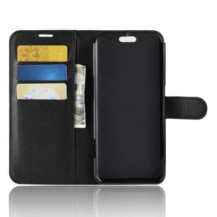 Litchi Texture Horizontal Flip PU Leather Case for OPPO Find X, with Holder & Card Slots & Wallet