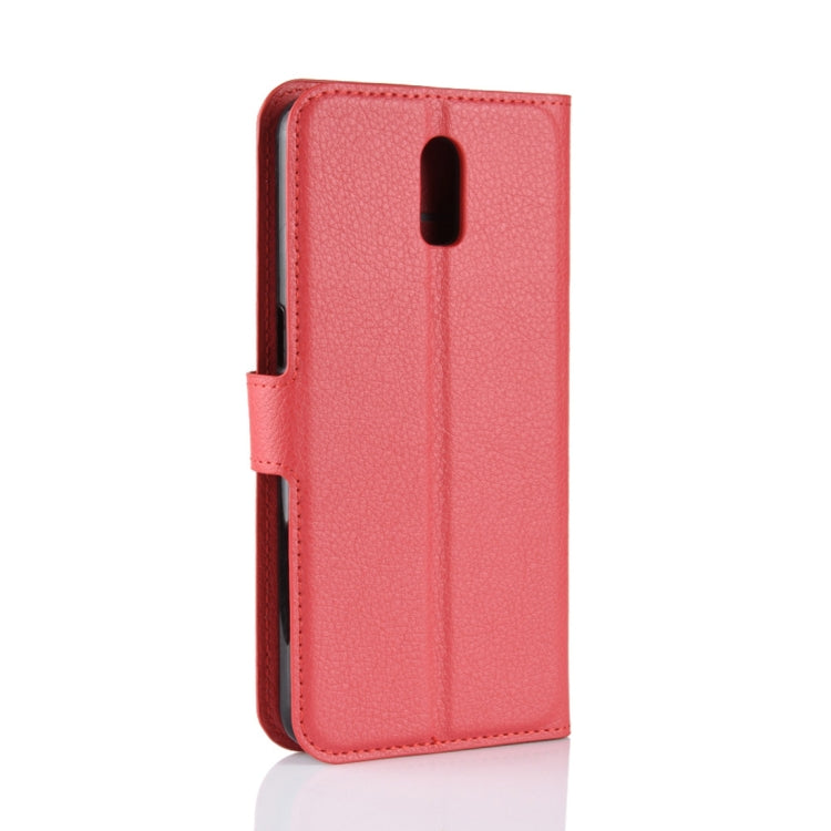 Litchi Texture Horizontal Flip PU Leather Case for OPPO R17, with Holder & Card Slots & Wallet