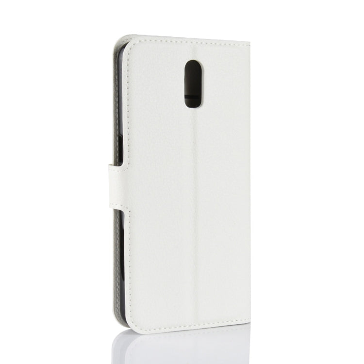 Litchi Texture Horizontal Flip PU Leather Case for OPPO R17, with Holder & Card Slots & Wallet
