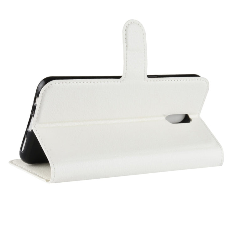 Litchi Texture Horizontal Flip PU Leather Case for OPPO R17, with Holder & Card Slots & Wallet