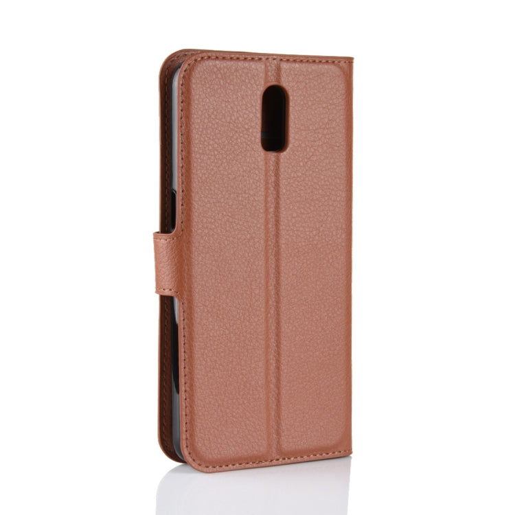 Litchi Texture Horizontal Flip PU Leather Case for OPPO R17, with Holder & Card Slots & Wallet