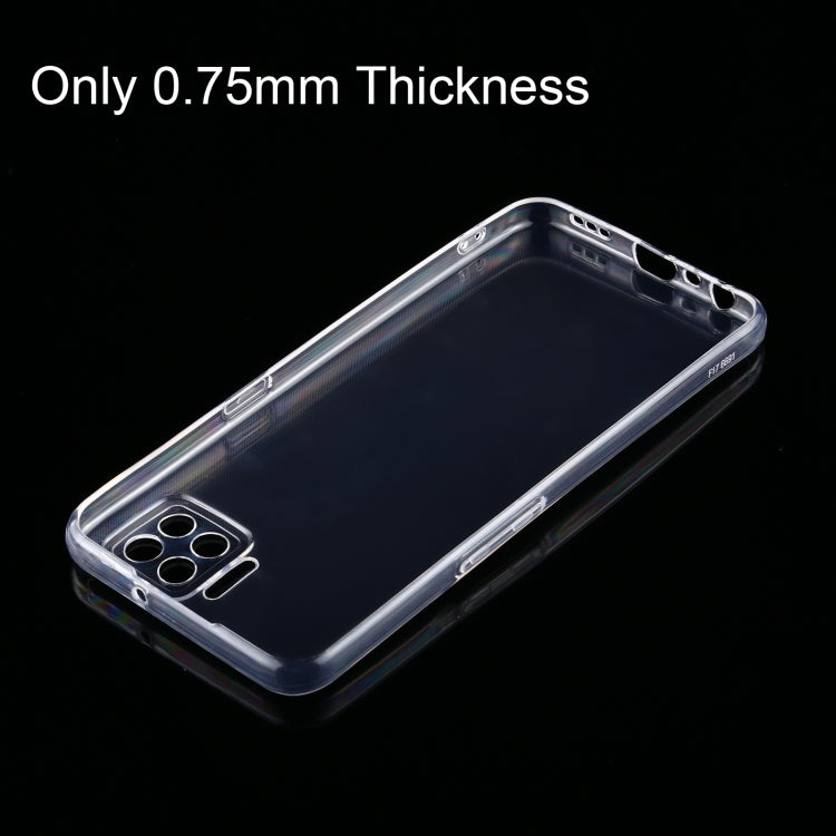 For OPPO Reno4 SE 0.75mm Ultra-thin Transparent TPU Soft Protective Case