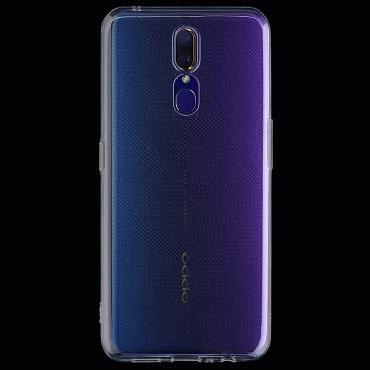 50 PCS 0.75mm Ultrathin Transparent TPU Soft Protective Case for OPPO F11
