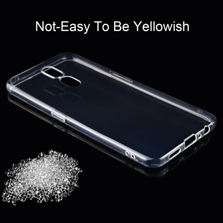 50 PCS 0.75mm Ultrathin Transparent TPU Soft Protective Case for OPPO F11