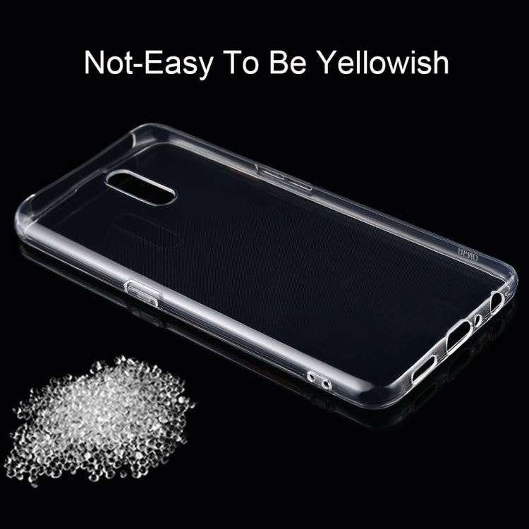 50 PCS 0.75mm Ultrathin Transparent TPU Soft Protective Case for OPPO Reno