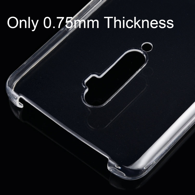 50 PCS 0.75mm Ultrathin Transparent TPU Soft Protective Case for OPPO Reno 10x Zoom