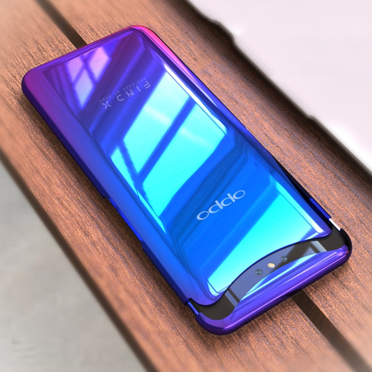 Electroplating Gradient Color PC Protective Case for OPPO Find X