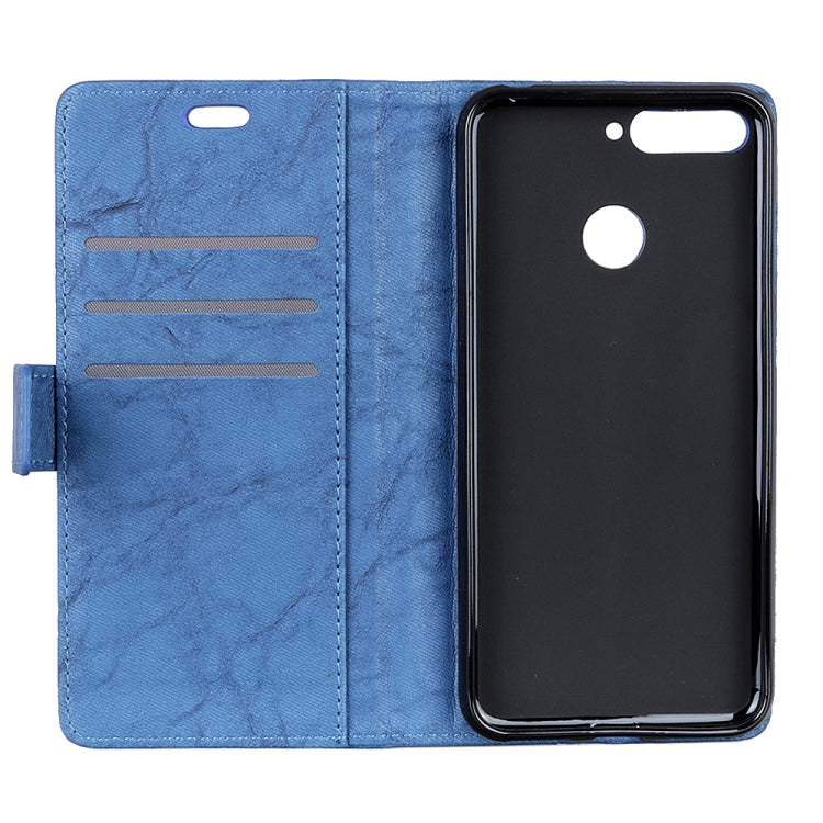 Copper Buckle Retro Crazy Horse Texture Horizontal Flip Leather Case for OPPO A7 / AX7, with Holder & Card Slots & Wallet