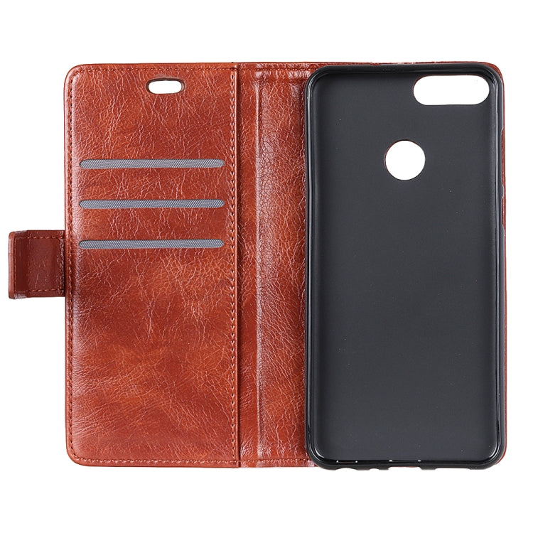 Copper Buckle Nappa Texture Horizontal Flip Leather Case for OPPO A7 / AX7, with Holder & Card Slots & Wallet