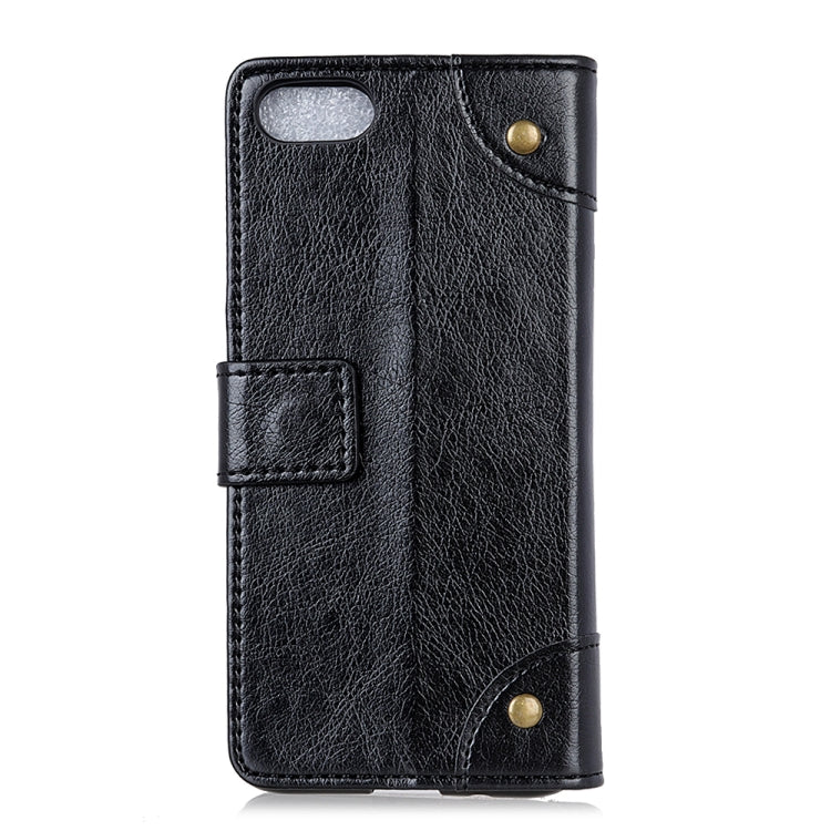Copper Buckle Nappa Texture Horizontal Flip Leather Case for OPPO K1, with Holder & Card Slots & Wallet