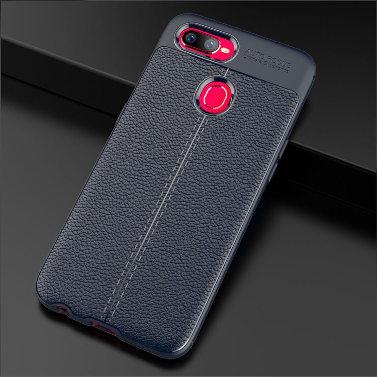 Litchi Texture TPU Shockproof Case for OPPO F9