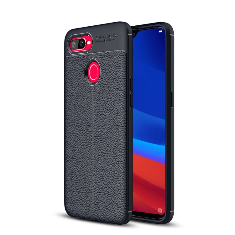 Litchi Texture TPU Shockproof Case for OPPO F9