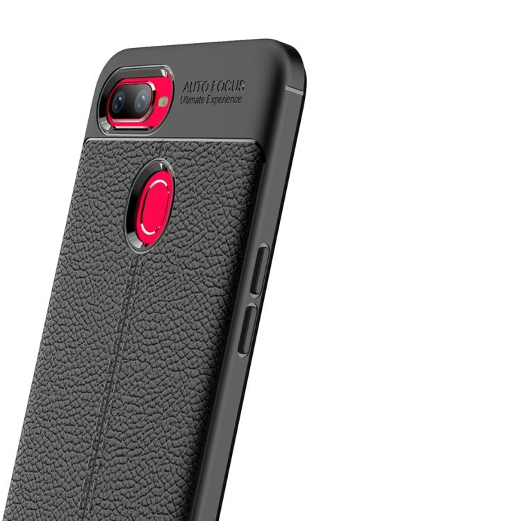 Litchi Texture TPU Shockproof Case for OPPO F9