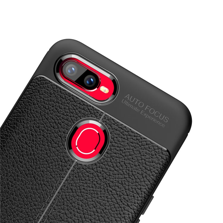 Litchi Texture TPU Shockproof Case for OPPO F9