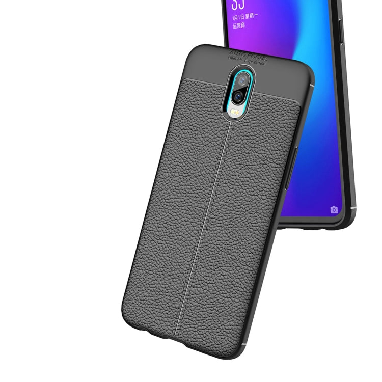 Litchi Texture TPU Shockproof Case for OPPO R17