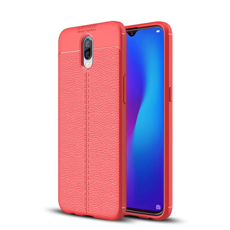 Litchi Texture TPU Shockproof Case for OPPO R17