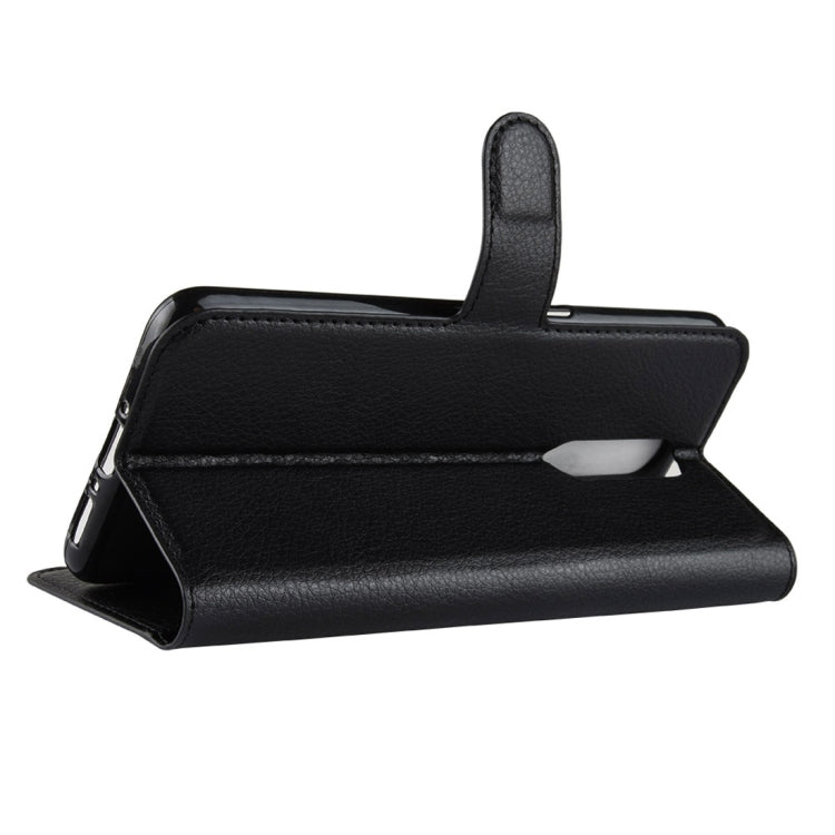 Litchi Texture Horizontal Flip Leather Case for OPPO R17 Pro, with Wallet & Holder & Card Slots