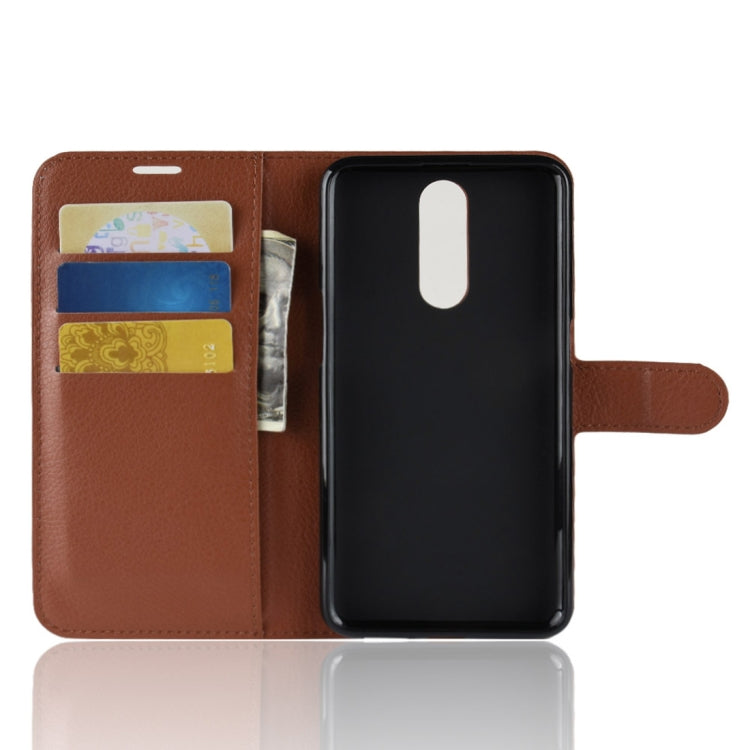 Litchi Texture Horizontal Flip Leather Case for OPPO R17 Pro, with Wallet & Holder & Card Slots