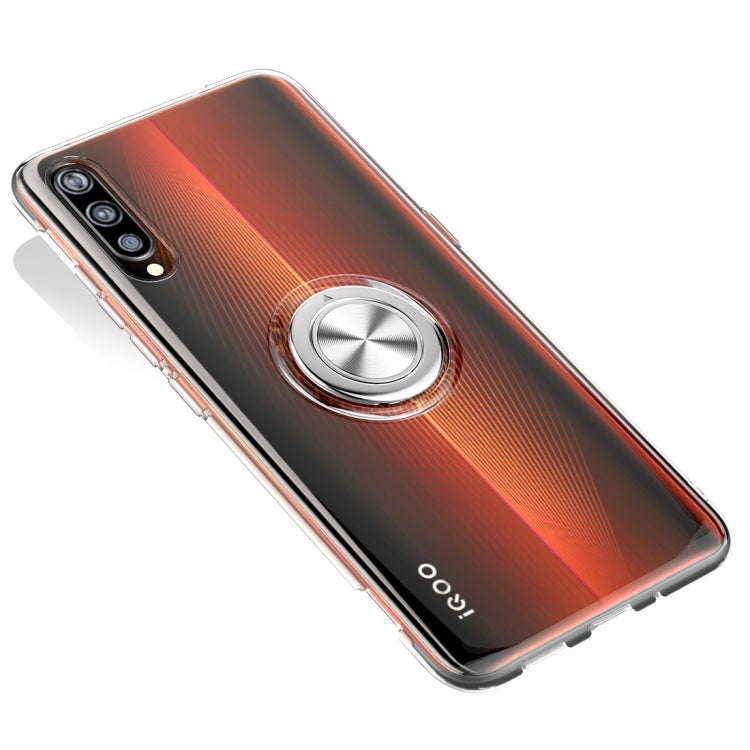 Ultra-thin TPU Protective Case for OPPO R15, with 360 Degree Rotation Holder (Transparent)