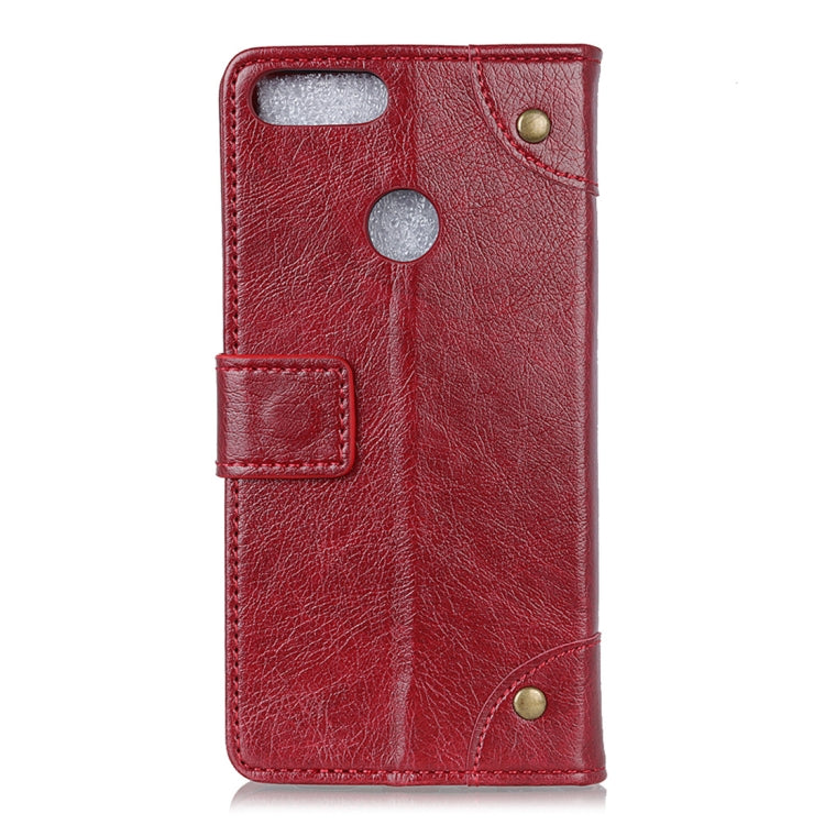 Copper Buckle Nappa Texture Horizontal Flip Leather Case for OPPO Realme 2, with Holder & Card Slots & Wallet