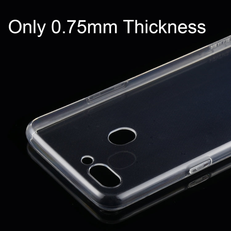 0.75mm Ultrathin Transparent TPU Soft Protective Case for OPPO Realme 2