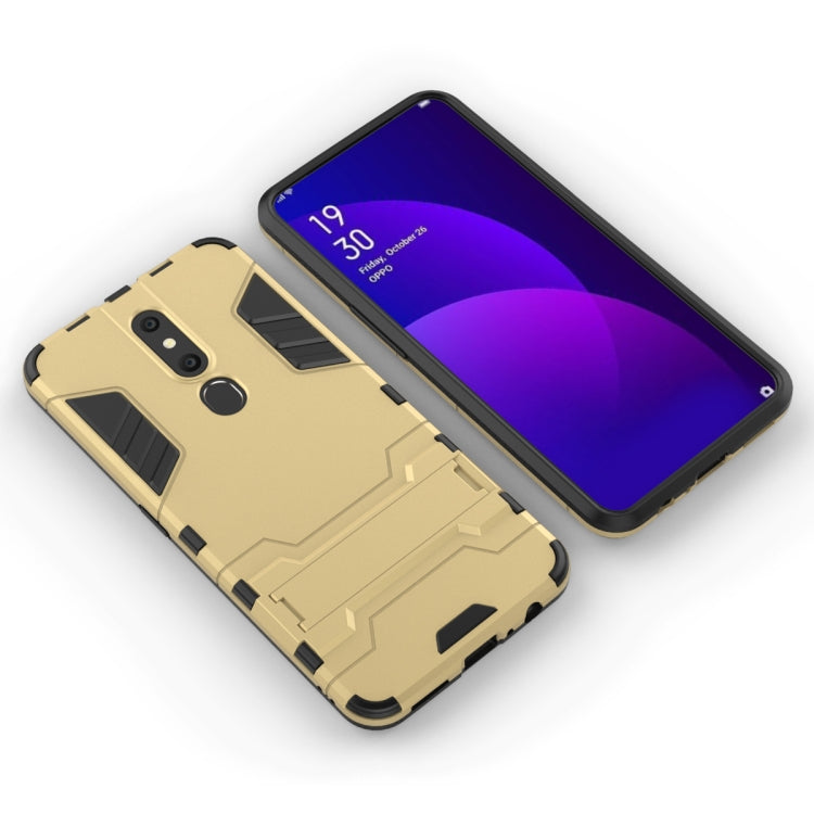 Shockproof PC + TPU Case for OPPO F11 Pro, with Holder